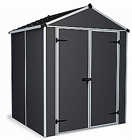 מחסן גינה 185X154 ס"מ רוביקון 6X5 אפור פלרם PALRAM מחסן גינה 185X154 ס"מ רוביקון 6X5 אפור פלרם PALRAM