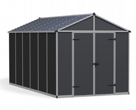 מחסן גינה מחוזק במיוחד 2.4X4.5 ס"מ רוביקון אפור קנופיה Canopia Rubicon 707388 מחסן גינה מחוזק במיוחד 2.4X4.5 ס"מ רוביקון אפור קנופיה Canopia Rubicon 707388