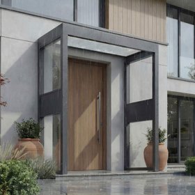 גגון דלת Sophia אפור-לבן אופל 1X2.2 מטר שני קירות צד קנופיה Canopia Sophia 707856 גגון דלת Sophia אפור-לבן אופל 1X2.2 מטר שני קירות צד קנופיה Canopia Sophia 707856