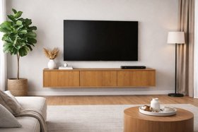 מזנון צף לסלון OSHRI אושרי 200 ס"מ אלון ראמוס RAMOS מזנון צף לסלון OSHRI אושרי 200 ס"מ אלון ראמוס RAMOS