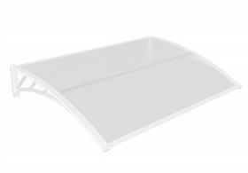 גגון גשם לדלת/חלון לבן 100X100 ס"מ Garden Top Canada F גגון גשם לדלת/חלון לבן 100X100 ס"מ Garden Top Canada F