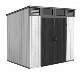 מחסן פלסטיק מחוזק 234X175 ס"מ KingCenter PENT 8X6 *כולל רצפה* מחסן פלסטיק מחוזק 234X175 ס"מ KingCenter PENT 8X6 *כולל רצפה*